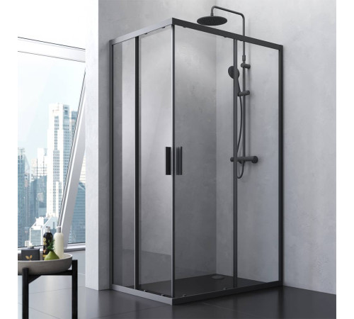 Душевое ограждение AM.PM Gem 120x80 см без поддона W93G-404-120280-BT