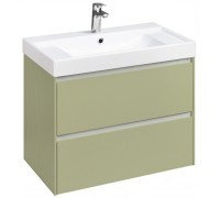 Тумба под раковину Roca Ona 800 мм 2 ящика оливковый матовый ZRU9307860