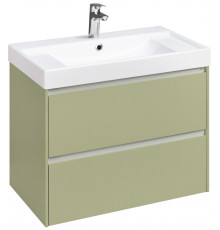Тумба под раковину Roca Ona 800 мм 2 ящика оливковый матовый ZRU9307860