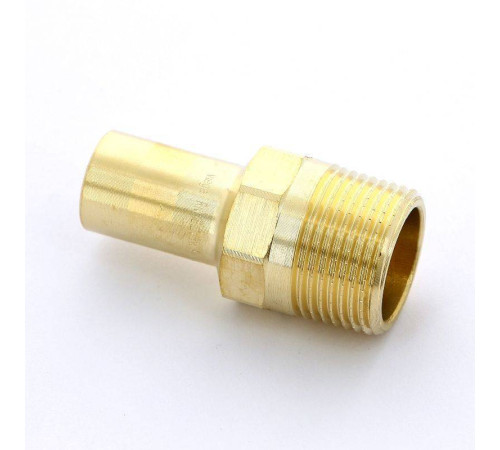 Переходник пресс Viega Sanpress 18 мм x 1/2 НР бронза 285081