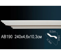 Карниз потолочный Perfect AB190 полиуретановый AB190