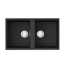 Кухонная мойка OMOIKIRI Kitagawa 83-2-U-GB Artceramic 83,6x48,8 см графит 4993811