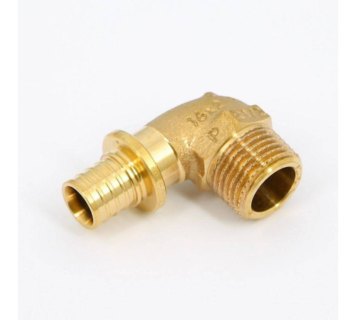 Угольник с наружной резьбой REHAU RAUTITAN RX+ 16x1/2 бронза 1456347001