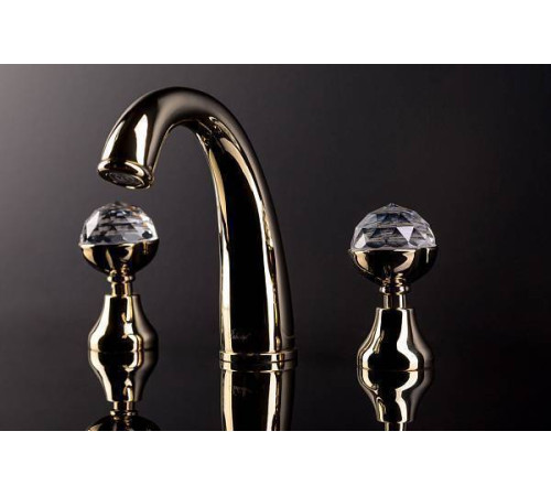 Смеситель для раковины Boheme Imperiale Presente золото глянцевое 331