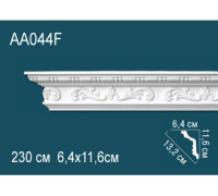 Карниз потолочный полиуретановый гибкий Perfect AA044F