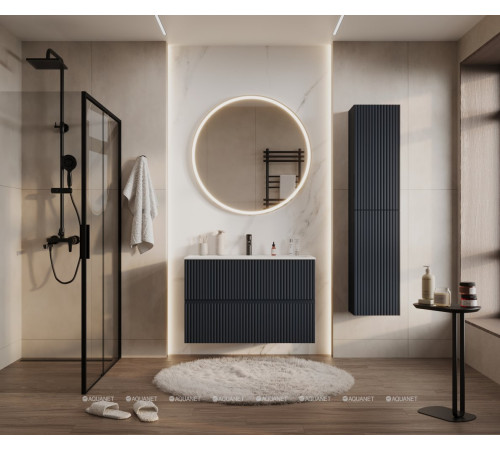 Шкаф-пенал Aquanet Джейн 35 маренго 00313305