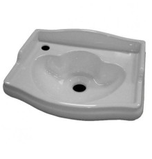 Раковина Kerasan Retro 41х32 см 1 отверстие левая белая 103301