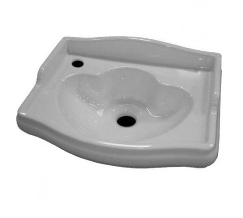 Раковина Kerasan Retro 41х32 см 1 отверстие левая белая 103301