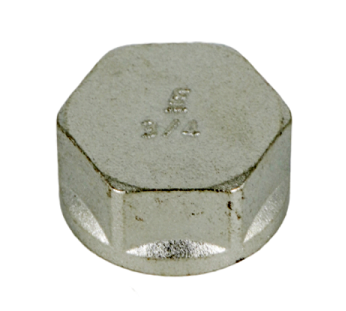 Заглушка латунная луженая ELSEN Metalit 3/4 внутренняя резьба EBF.02.34T