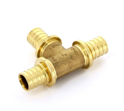 Тройник надвижной REHAU RAUTITAN RX 20 мм бронза 1377726