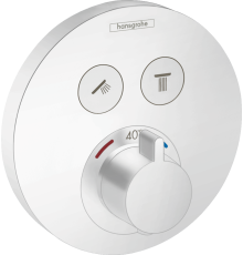 Термостат hansgrohe ShowerSelect S для 2 потребителей внешняя часть 15743700