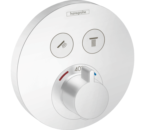 Термостат hansgrohe ShowerSelect S для 2 потребителей внешняя часть 15743700