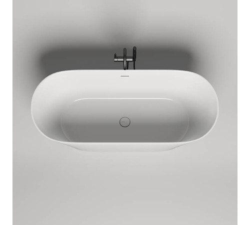 Ванна отдельностоящая Salini Mona 170х72х58.5 см S-Sense белый глянцевый 102912G