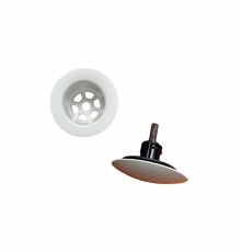 Донный клапан для ванн Knief с решеткой слива белый 0100-091-06-SWG-KIT