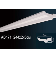 Карниз потолочный Perfect AB171 полиуретановый 140x140x2000 мм AB171