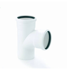 Тройник канализационный REHAU RAUPIANO Plus 110/110/87° Max Flow 11230051001
