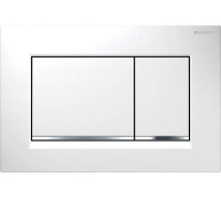 Клавиша смыва Geberit Sigma 30 двойная белый/хром/белый 115.883.KJ.1