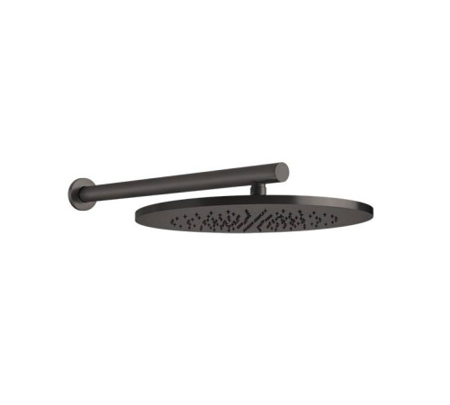 Душевая головка шарнирная Gessi 316 настенная 1/2 350 мм Brushed Black Metal PVD 54148#707