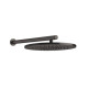 Душевая головка шарнирная Gessi 316 настенная 1/2 350 мм Brushed Black Metal PVD 54148#707
