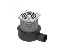 Трап низкий горизонтальный TECEdrainpoint S с решеткой S50 DN 50 3601050