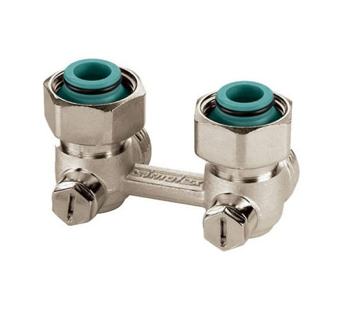 Узел нижнего подключения радиатора Simplex Standart line E2/50 угловой F10017