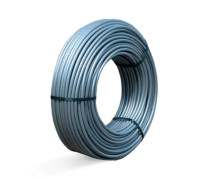 Труба из сшитого полиэтилена STOUT PE-Xa/EVOH 16 x 2.2 мм 20 м серая 508444