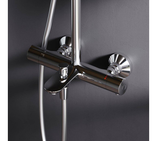 Душевая система AM.PM Like ShowerSpot с термостатом сталь F0780564