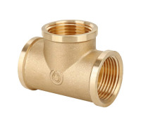 Тройник резьбовой латунный Gappo ВР 1/2 G1210