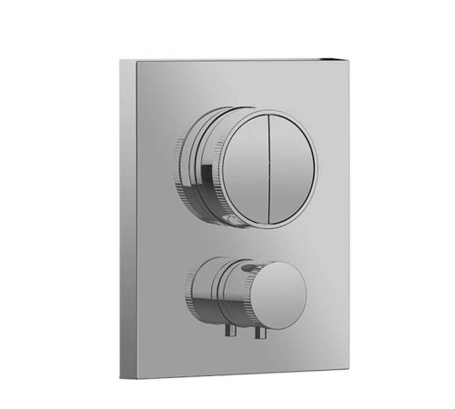 Смеситель для душа термостатический Almar Core кнопочный 2 потребителя хром E176682.CR