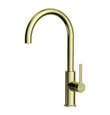 Смеситель для кухни Omoikiri Okawa 2 Plus LG с подключением фильтра светлое золото 4994552