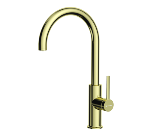 Смеситель для кухни Omoikiri Okawa 2 Plus LG с подключением фильтра светлое золото 4994552