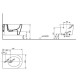 Биде подвесное TOTO RP 54х38х29 см белое B552E#XW