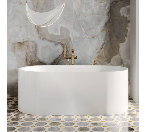 Ванна отдельностоящая Salini Perla 170х80 см S-Sense белый матовый 1049101M