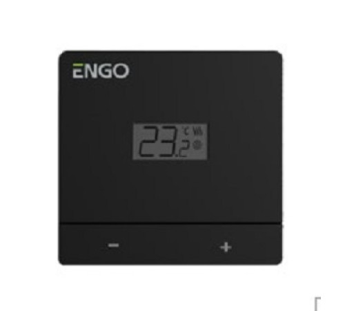 Терморегулятор проводной Salus EASYBATB накладной на батарейках черный EASYBATB