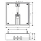 Скрытая часть верхнего душа Hansgrohe Raindance E 400 1jet 26254180