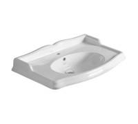 Раковина Simas Arcade 90х56 см 3 отверстия белая AR864bi