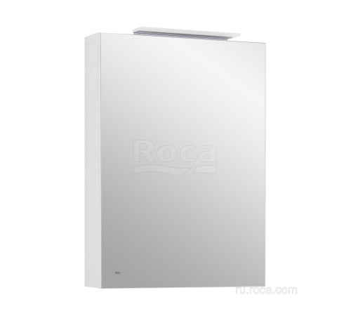 Шкаф зеркальный Roca Oleta правый 500x700x137 мм LED-подсветка белый матовый A857644501