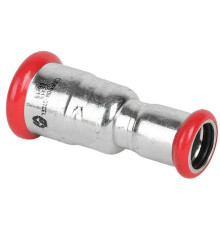 Муфта переходная STOUT 22x18 мм пресс оцинкованная сталь CF5230605
