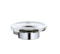 Мыльница Keuco Plan 111x115x37 мм прозрачный/хром 14955019000