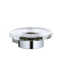 Мыльница Keuco Plan 111x115x37 мм прозрачный/хром 14955019000