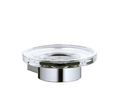 Мыльница Keuco Plan 111x115x37 мм прозрачный/хром 14955019000