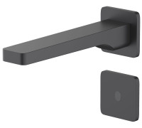 Смеситель для раковины бесконтактный Timo Torne настенный на 2 отверстия черный 4373/03SM