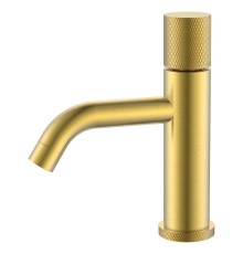 Смеситель для раковины Boheme Stick Touch длина излива 13.5 см без донного клапана matt gold 121-MG.2