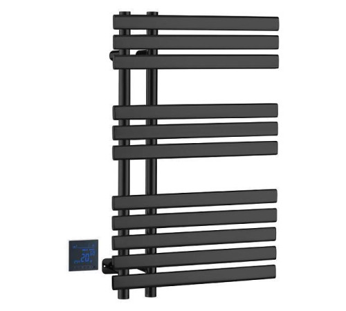 Полотенцесушитель электрический Boheme Venturo 50х11.8х80 см черный 723-B