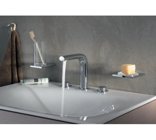 Держатель для мыльницы Keuco Edition 400 в комплекте с мыльницей бронза шлифованная 11555 039000