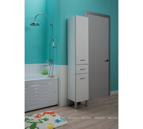 Пенал напольный Aquanet Верона 35 белый 00178970