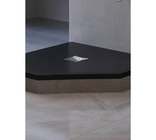 Душевой поддон трапеция RGW Stone Tray ST/T-G графит 900x900 мм 16155099-02