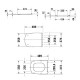 Сиденье для унитаза Duravit DuraStyle с микролифтом для удлиненных моделей белое 0060590000