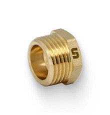 Футорка редукционная General Fittings НВ 1/2 x 1/4 латунь 604G2001