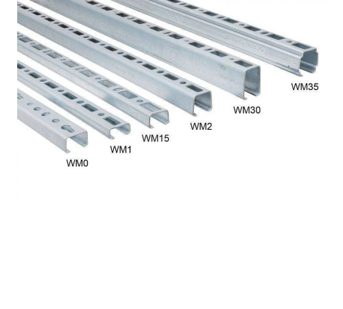 Профиль монтажный Walraven BIS RapidRail WM15 30х20х1.75 мм 2 м оцинкованный 6505015R